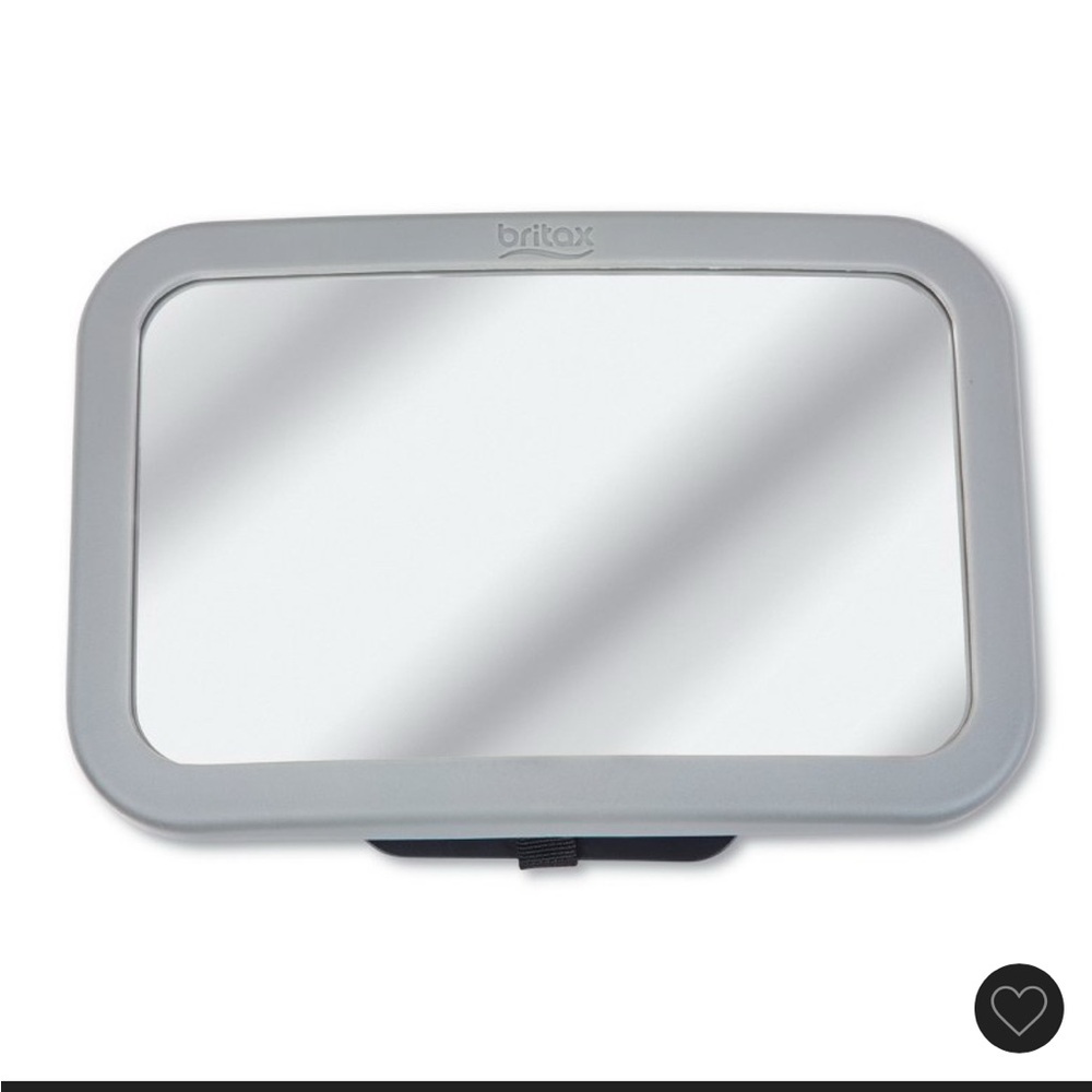 Two (2) Britax Gray Car Mirror for rear facing car seats